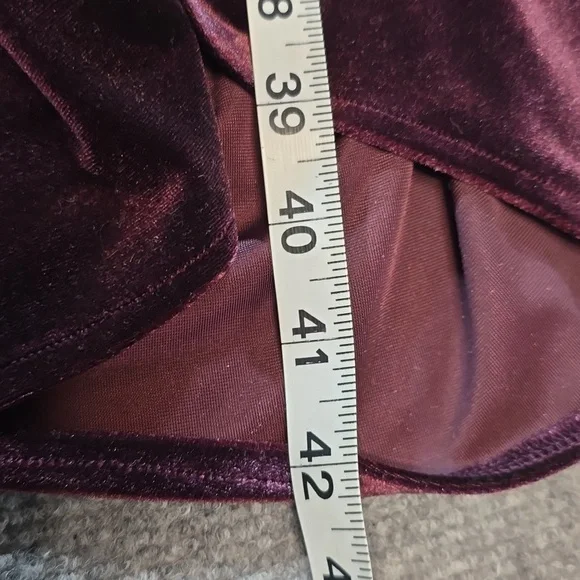 Antonio Melani Velvet Ruffle Dress Sz 4 - Picture 6 of 8